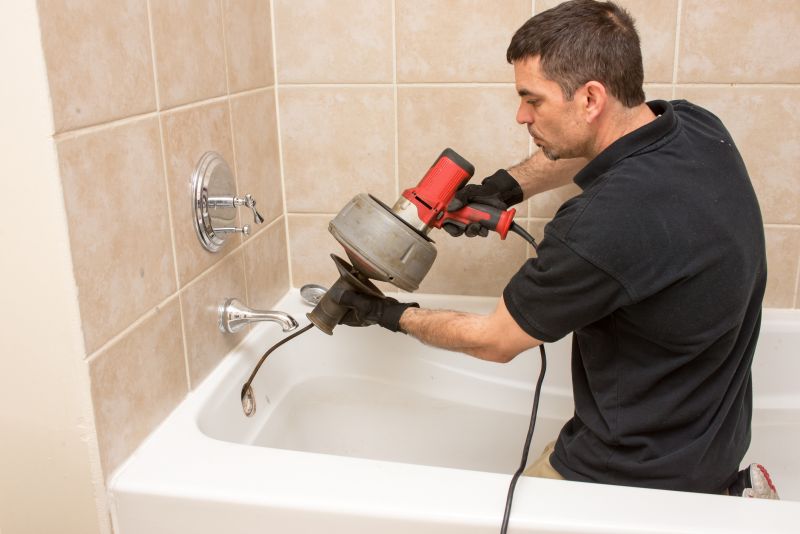 Drain cleaning process