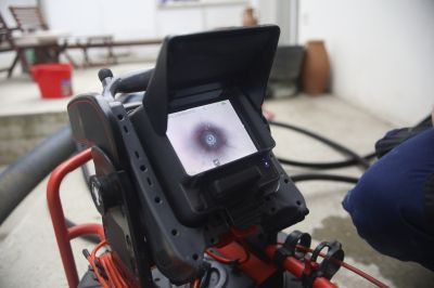 Inspecting plumbing with a camera